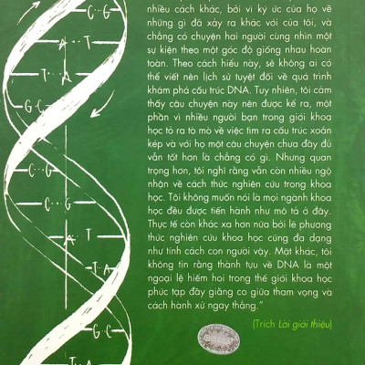 DNA: Hành Trình Khám Phá Cấu Trúc Chuỗi Xoắn Kép - James Dewey Watson - Nhiều dịch giả - (bìa mềm)
