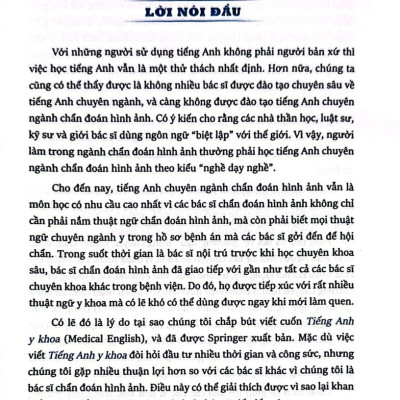 Sách tiếng anh y khoa - chuyên ngành chuẩn đoán hình ảnh ( PN)