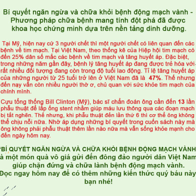Combo 4 cuốn Bí mật dinh dưỡng (TB) + Toàn cảnh dinh dưỡng (TB) + Liệu trình dinh dưỡng + Động mạch vành