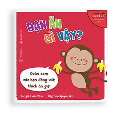 Sách Ehon - Bạn ăn gì vậy - Dành cho trẻ từ 0 - 3 tuổi