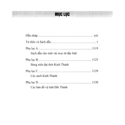 Từ Điển Kinh Thánh Anh - Việt (Minh Họa Và Sách Dẫn) - Vanlangbooks