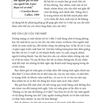 Tâm Lý Học Toàn Thư - Tâm Lý Học Phát Triển - TRẺ