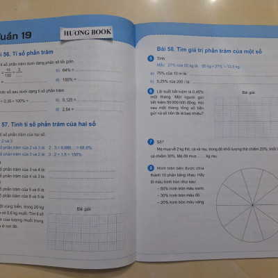 Sách Luyện tập Toán 5 tập 1+2 (Bộ sách Chân trời sáng tạo)