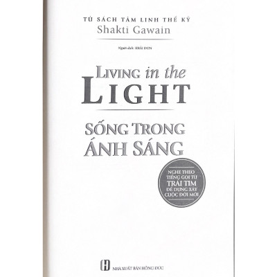 Tủ Sách Tâm Linh Thế Kỷ - Sống Trong Ánh Sáng - Vanlangbooks