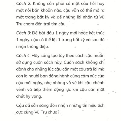 Sách Lời Chỉ Dẫn Của Vũ Trụ - Để Vũ Trụ Cùng Bạn Quyết Định - Chiu Healing