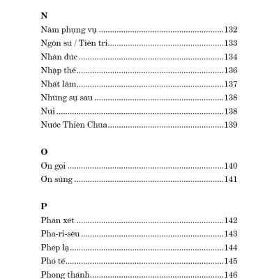 TỪ NGỮ GIẢN LƯỢC – Tìm Hiểu Đức Tin – Giáo Lý – Phụng Vụ