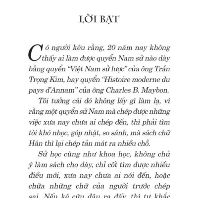 Sử Ta so với Sử Tàu - bản in 2025