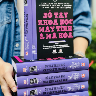 Sách Sổ Tay Khoa Học Máy Tính Và Mã Hóa ( Sách Tham Khảo THPT ) - Tổng Hợp Kiến Thức Khoa Học Máy Tính Và Lập Trình - Á Châu Books, Bìa cứng in màu