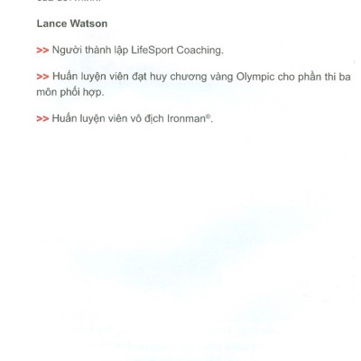 CHƯƠNG TRÌNH LUYỆN TẬP THI ĐẤU 3 MÔN PHỐI HỢP CHO CỰ LY 70.3 