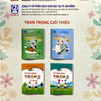 Vở Thực Hành Tiếng Việt 3 - Tập 1 (Chân Trời Sáng Tạo) (2022)