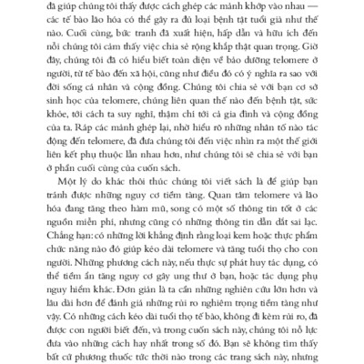 Hiệu Ứng Telomere - Giải Pháp Đột Phá Để Sống Trẻ, Khỏe Và Ngăn Ngừa Lão Hóa _TRE