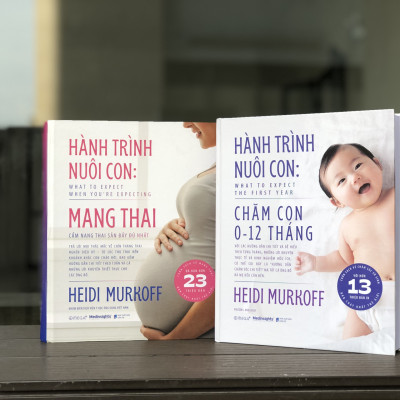 Combo Hành Trình Nuôi Con: Mang Thai + Chăm Con 0 -12 Tháng (Heidi Murkoff) - Omega Plus