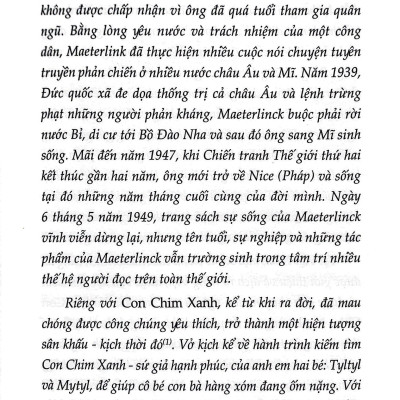 Con Chim Xanh - Văn Học Trong Nhà Trường