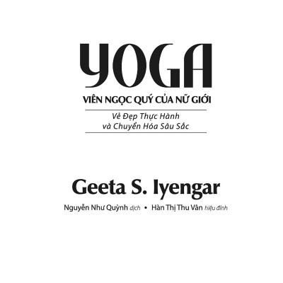 Sách - Yoga - Viên Ngọc Quý Của Nữ Giới - Vẻ Đẹp Thực Hành Và Chuyển Hoá Sâu Sắc