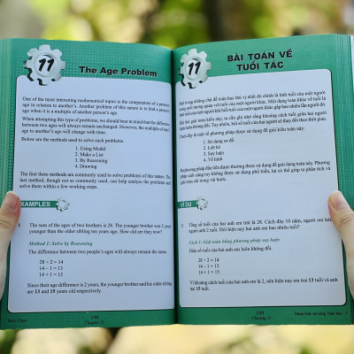 Sách Đánh Thức Tài Năng Toán Học 2 và 3 ( 8 - 10 tuổi ) - Sách Song Ngữ ( Việt – Anh) Giúp Trẻ Vừa Học Toán Vừa Ôn Luyện Tiếng Anh Theo Chương Trình Singapore, Sách Toán Lớp 2, Lớp 3, Lớp 4 - Á Châu Books, Bìa Cứng, In Màu