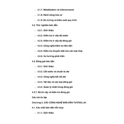 Sách Công nghệ bán dẫn tiên tiến