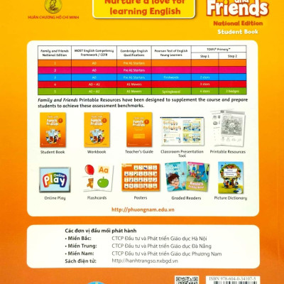 Tiếng Anh 1 - Family And Friends (National Edition) - Student Book