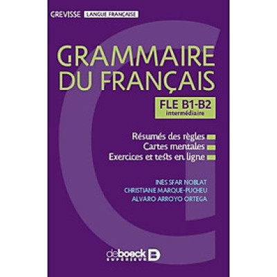 Sách học ngữ pháp tiếng Pháp GREVISSE FLE B1-B2 GRAMMAIRE DU FRANCAIS
