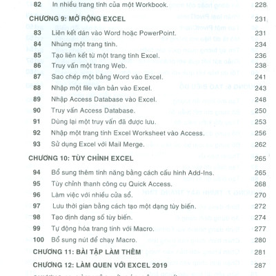Tin Học Cho Mọi Người - Tự Học Nhanh Excel Bằng Hình Ảnh (Dùng cho các phiên bản 2021-2019-2016-2013; Hơn 100 câu hỏi thường gặp khi làm việc với Excel; Thực hành excel với các hướng dẫn từng bước)