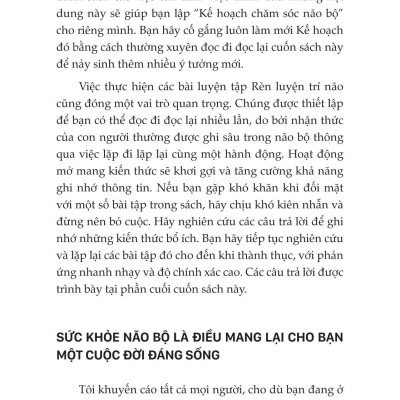 Trí Nhớ Minh Mẫn, Tư Duy Sắc Sảo - Các Chiến Lược Chống Lão Hóa Cho Bộ Não Của Bạn