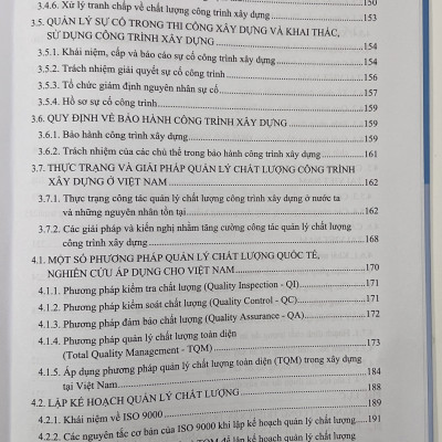 Sách - Quản Lý Chất Lượng Công Trình Xây Dựng Kinh Nghiệm Quốc Tế Và Quy Định Của Việt Nam