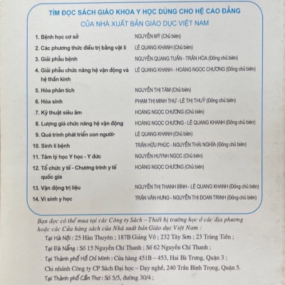 Vi sinh y học (Dùng cho đào tạo cao đẳng y học)