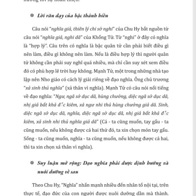 Sách thánh hiền - Nghĩa (Xuất bản lần thứ hai, có sửa chữa)