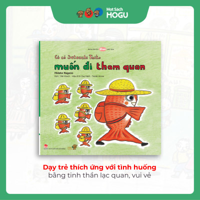 Truyện Ehon bé 3-4-5 tuổi - Bộ 4 cuốn Cô cá Taiko nhí nhảnh