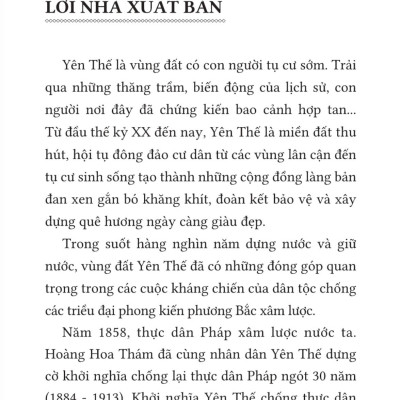 Một vùng Yên Thế (bản in 2024)