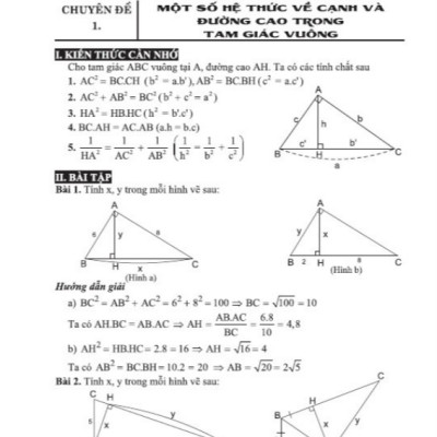Sách - Giải Nhanh Các Chuyên Đề Hình Học 9