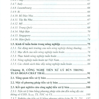 Công Nghệ Xử Lý Và Tuần Hoàn Bùn Thải (Bộ Sách Chuyên Khảo Tài Nguyên Thiên Nhiên Và Môi Trường Việt Nam) (Bìa Cứng)  