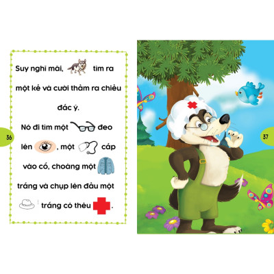 Combo 2 Quyển Phát Triển Tư Duy Và Ngôn Ngữ Cho Bé - Truyện Đọc Bằng Hình Ảnh - Truyện Ngụ Ngôn Thế giới đặc sắc - (VT)