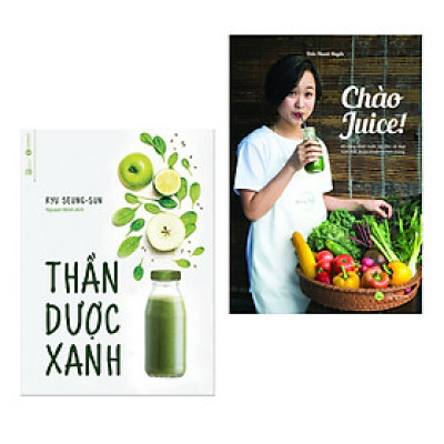 Combo Sách Y Học Hấp Dẫn: Thần Dược Xanh + Chào Juice ("Tip" Chữa Bách Bệnh Từ Tự Nhiên - Tặng kèm Bookmark Happy Life)