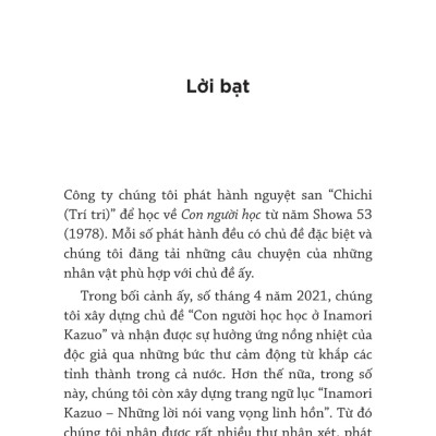 Inamori Kazuo Mỗi Ngày Một Câu Nói Nâng Tầm Vận Mệnh - TRE