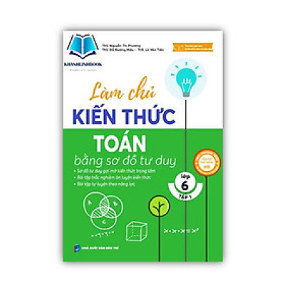 Sách - Làm Chủ Kiến Thức Toán Lớp 6 Bằng Sơ Đồ Tư Duy - Tập 1 (MC)