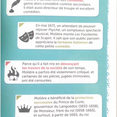 Sách tiểu thuyết kèm phân tích văn học tiếng Pháp: Bibliocollege - Les Fourberies De Scapin, Moliere