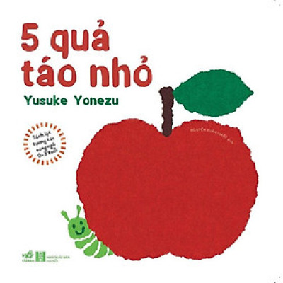 Sách Sách lật tương tác song ngữ 0-3 tuổi: 5 quả táo nhỏ (TB 2021) - Nhã Nam - BẢN QUYỀN