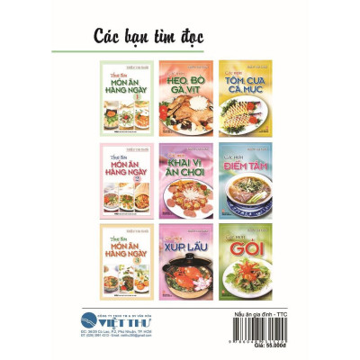 Sách - Nấu Ăn Gia Đình - Việt Thư