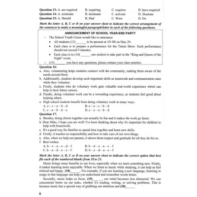 Sách - 36 Bộ Đề Tiếng Anh Theo Cấu Trúc Đề Minh Họa Kì Thi 2025 Luyện Thi THPT Quốc Gia Dùng Chung Cho Các Bộ Sgk Hiện Hành - Hồng Ân