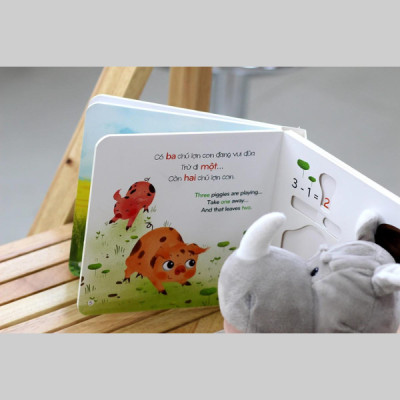 Sách Chuyển Động Đếm Số - Math Slide - Phép Trừ - Subtraction