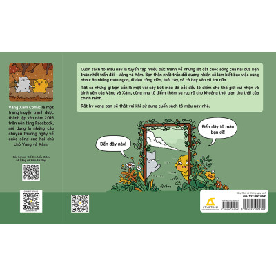 Vàng Xám Và Những Ngày Xanh (Sách Tô Màu)