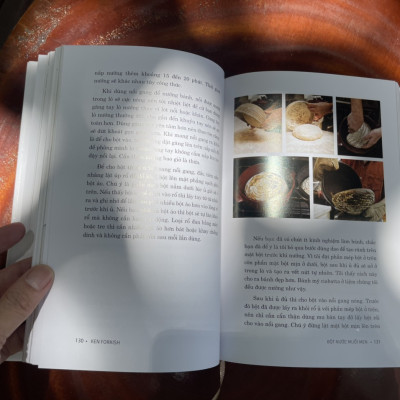 (Bìa cứng in màu- giải thưởng IACP Cookbook- James Bread Foundation Book) BỘT NƯỚC MUỐI MEN - Nền tảng của bánh mỳ và pizza thủ công – Ken Forkish – Thảo Trịnh dịch – Huy Hoang Books phát hành - NXB Phụ Nữ 