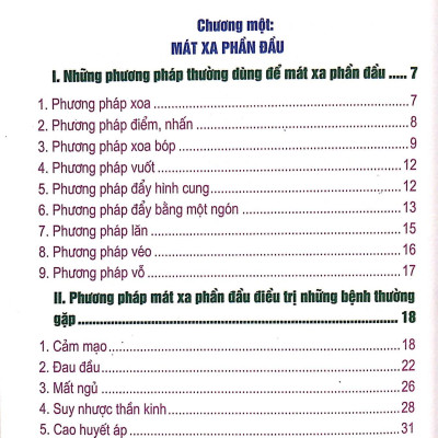 Xoa Bóp Phần Đầu Trị Bệnh Qua Hình Ảnh