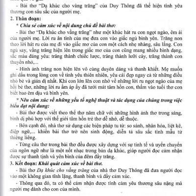 Sách - Cảm thụ, phân tích tác phẩm văn học ngoài sách giáo khoa - Tác phẩm thơ (THCS)