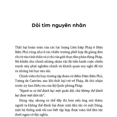 Điện Biên Phủ - Nhớ Lại Để Suy Ngẫm - TRE