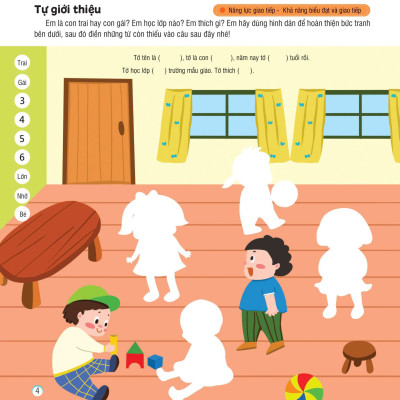 Hình Dán Sáng Tạo - Phát Triển IQ Và EQ - Rèn Luyện Khả Năng Giao Tiếp