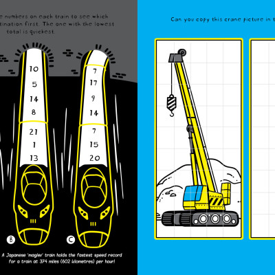 Sách giải đố tiếng Anh: Brain Boosters: Mega Machines Puzzles