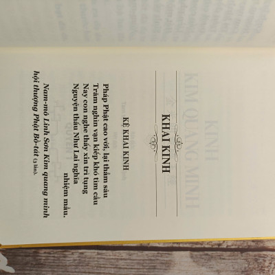 Kinh Kim Quang Minh - Kinh Quang Minh Tối Thắng Vương Kinh