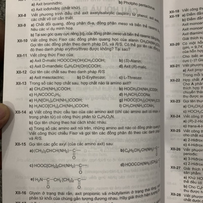 Sách - Câu hỏi và Bài tập Cơ sở Hoá học Hữu cơ Tập 3