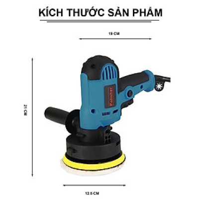 Máy đánh bóng Mini Ô tô CÓ CHỈNH TỐC ĐỘ công suất 700W lõi đồng 6 cấp độ cao cấp điện 220V
